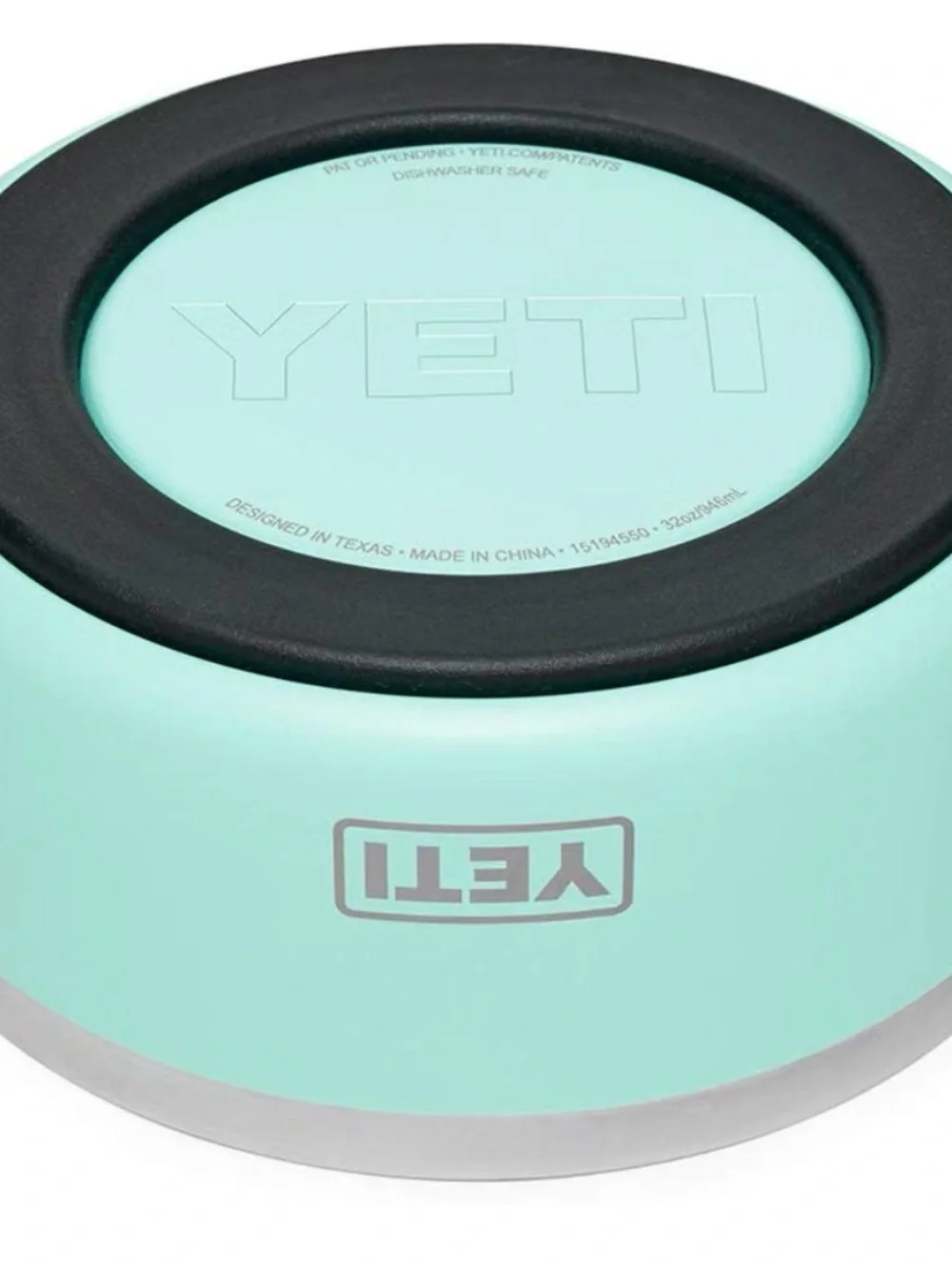 Yeti Boomer Stainless Steel Dog Bowl in Seafoam Green